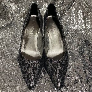 Chanel Metallic Pumps